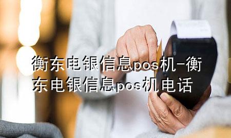 衡东电银信息pos机-衡东电银信息pos机电话